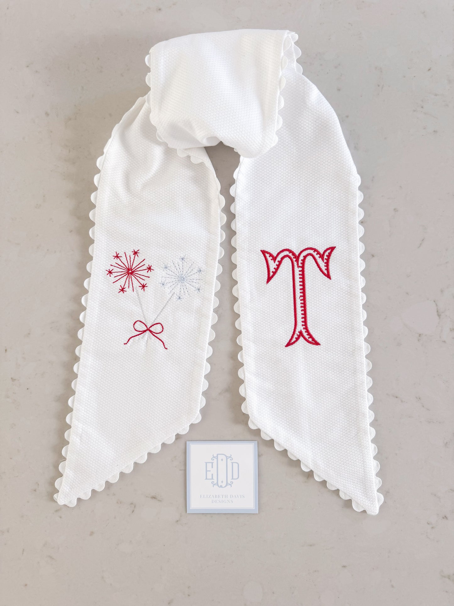 Wreath Sash