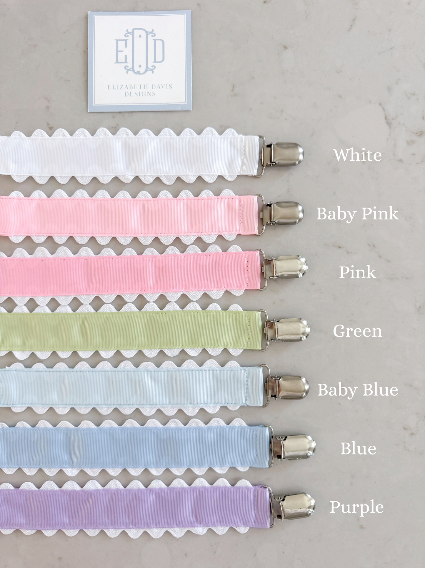 Paci Clips - New Colors