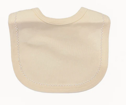 Picot Trim Bib + Burp Sets