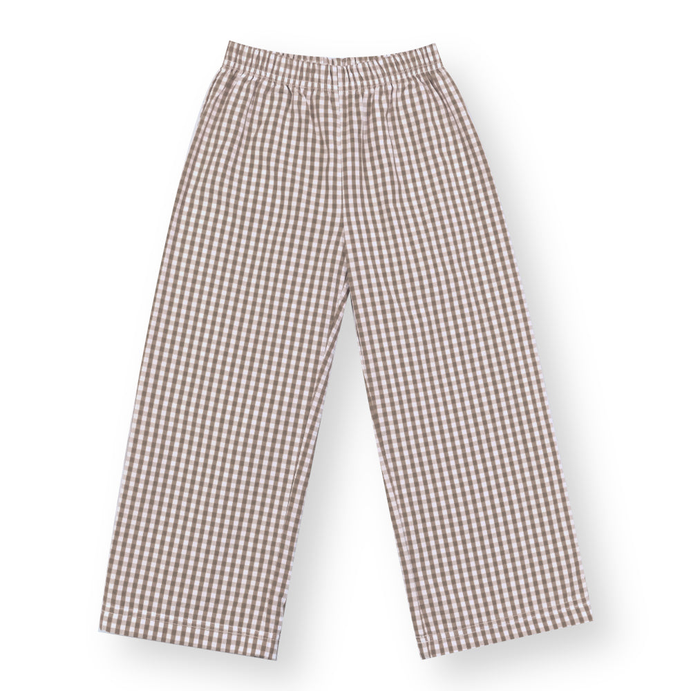 Boy's Gingham Pants - Winter