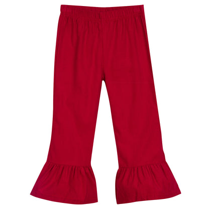 Girl's Ruffle Pants - Winter